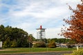 Airport radar tower and antenna