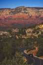 Airport Road from Sedona Airport Vortex Royalty Free Stock Photo