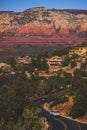 Airport Road from Sedona Airport Vortex Royalty Free Stock Photo