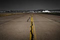 Airport runway Royalty Free Stock Photo