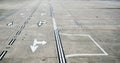 Airport runway Royalty Free Stock Photo