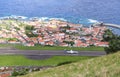 Airport in Santa Cruz das Flores, Flores Island, Azores, Portugal Royalty Free Stock Photo