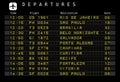 Airport schedule - Brazil