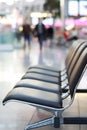 Airport seats Royalty Free Stock Photo