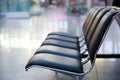 Airport seats Royalty Free Stock Photo