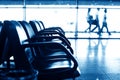 Airport seats Royalty Free Stock Photo