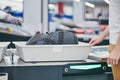 Airport security check Royalty Free Stock Photo