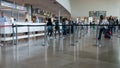 Airport Security Line Royalty Free Stock Photo