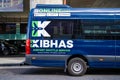 Airport shuttle bus KIBHAS in Northern Cyprus.
