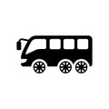 airport shuttle icon. Trendy airport shuttle logo concept on white background from Transportation collection