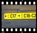 Airport sign Royalty Free Stock Photo