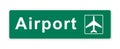 Airport Sign Royalty Free Stock Photo