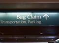 Airport sign