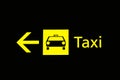 Airport signs - taxi