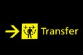 Airport signs - transfer