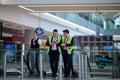 Airport staff at new Istanbul Airport, Istanbul Havalimani