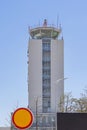 Airport Surcin Old Tower Royalty Free Stock Photo