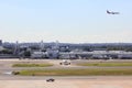 Airport Sydney scenery with runways