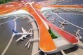 Airport terminal building model