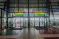 Airport Terminal Exit Entry Doors