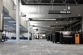 Airport terminal interior Royalty Free Stock Photo