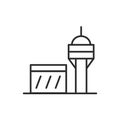 Airport tower icon