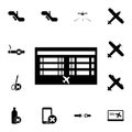 airport view from above icon. Detailed set of Airport icons. Premium quality graphic design sign. One of the collection icons for