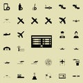 airport view from above icon. Airport Icons universal set for web and mobile