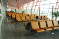 Airport waiting area Royalty Free Stock Photo