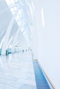 Airport walkway at Copenhagen Airport Royalty Free Stock Photo