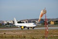 Airport Windsock And Plane