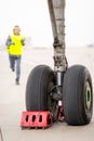 Airport worker mechanic