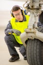 Airport worker mechanic