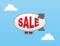 Airship Blimp Sale Royalty Free Stock Photo