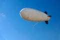 Airship Floating over Blue Sky