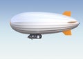 Airship flying in the sky