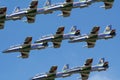 Airshow display Royalty Free Stock Photo