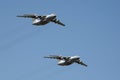 The airshow on the Red Square, the group of multi-purpose four-engine turbofan strategic airlifters Ilyushin Il-76