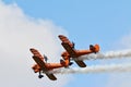 Airshow in Scarborough Biplane acrobation