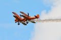 Airshow in Scarborough Biplane acrobation