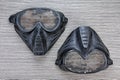 Airsoft BB gun metal mesh mask, Face safety protection.