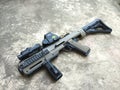 Airsoft gun with conversion kit