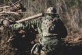 Airsoft military game