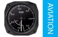 Airspeed indicator vector Royalty Free Stock Photo