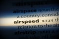 Airspeed Royalty Free Stock Photo