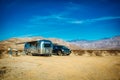 Airstream Desert Camping Borrego Springs California Royalty Free Stock Photo