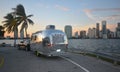 Airstream in Miami Royalty Free Stock Photo
