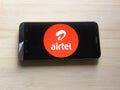 Airtel app Royalty Free Stock Photo
