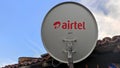 Airtel dish in rural India