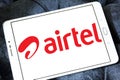 Airtel mobile operator logo Royalty Free Stock Photo